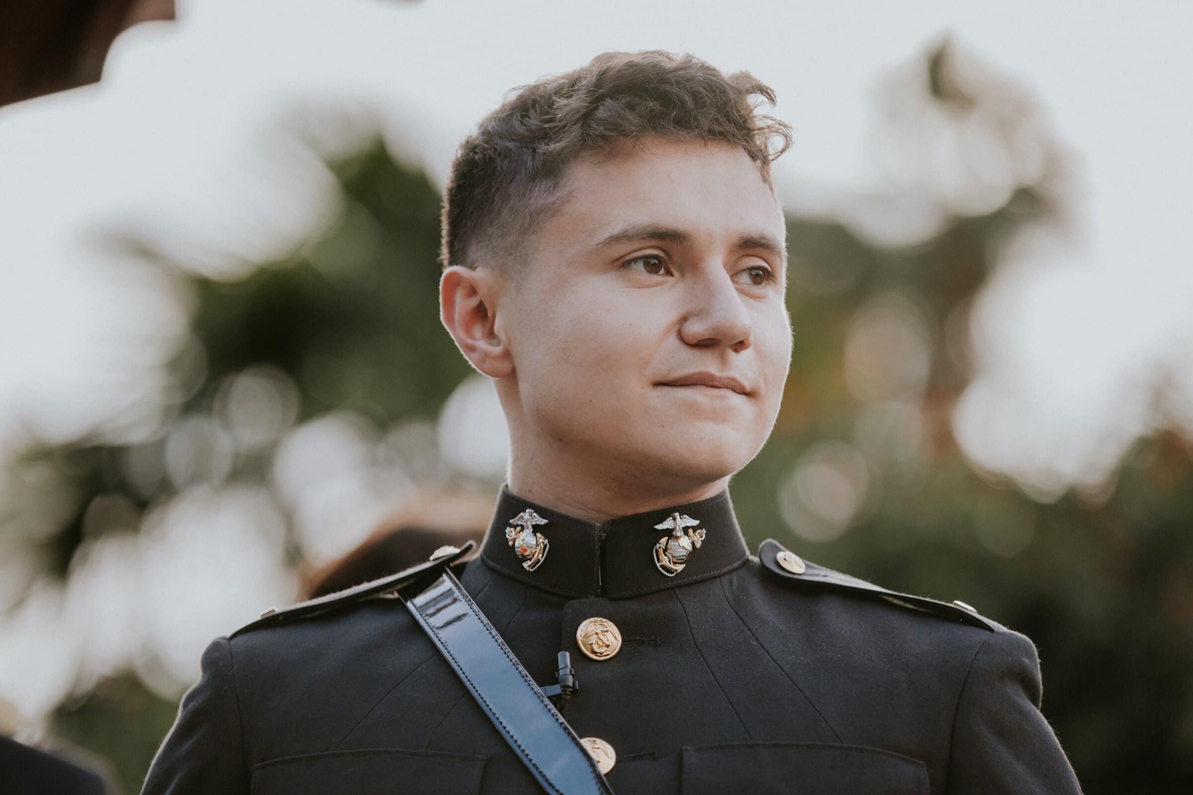 David in his Marine Corps dress blues
